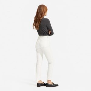 Everlane original cheeky jean white